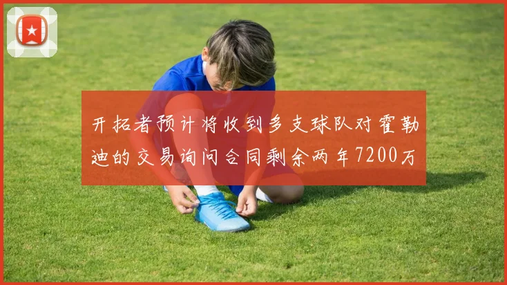 开拓者预计将收到多支球队对霍勒迪的交易询问合同剩余两年7200万